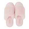 Annabel Trends Cosy Luxe Slippers Pink Quartz Small to Medium