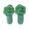 Annabel Trends Cosy Luxe Pom Pom Slipper Spearmint Small to Medium | Minimax