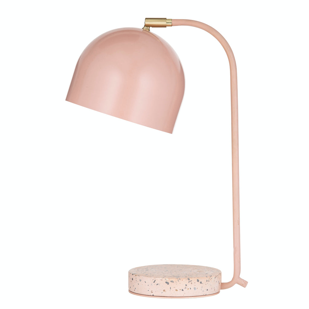 Amalfi Bells Desk Lamp Pink & White