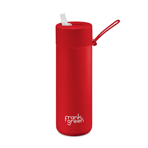 Frank Green Bottle with Straw Lid Atomic Red 595ml | Minimax
