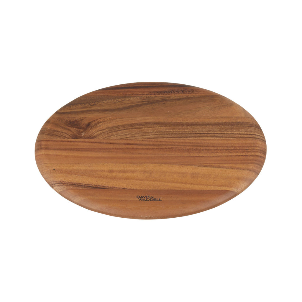 Davis & Waddell Arden Acacia Wood Lazy Susan Serving Board Natural 40cm Minimax