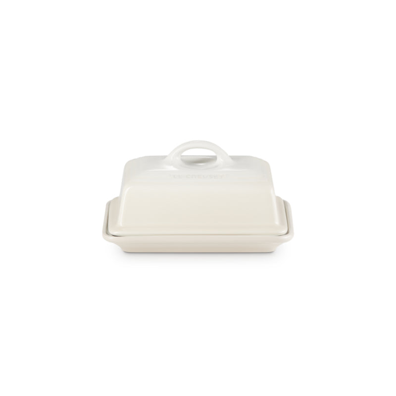 Le Creuset Butter Dish Meringue 17cm Minimax - Main Image