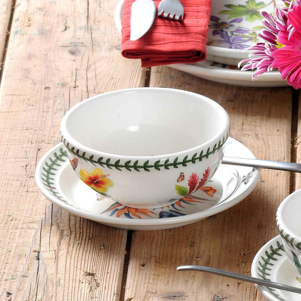 Portmeirion Ciotola Esotic Garden 33 Cm – Ceramica Multicolore – Lavabile In Lavastoviglie, Microonde E Freezer - 3