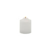 Pure Homeware Ellipse LED Church Candle White 7.5x12.5cm | Minimax