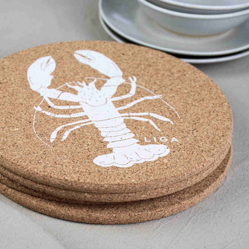 Liga Lobster Cork Placemat 25cm Minimax