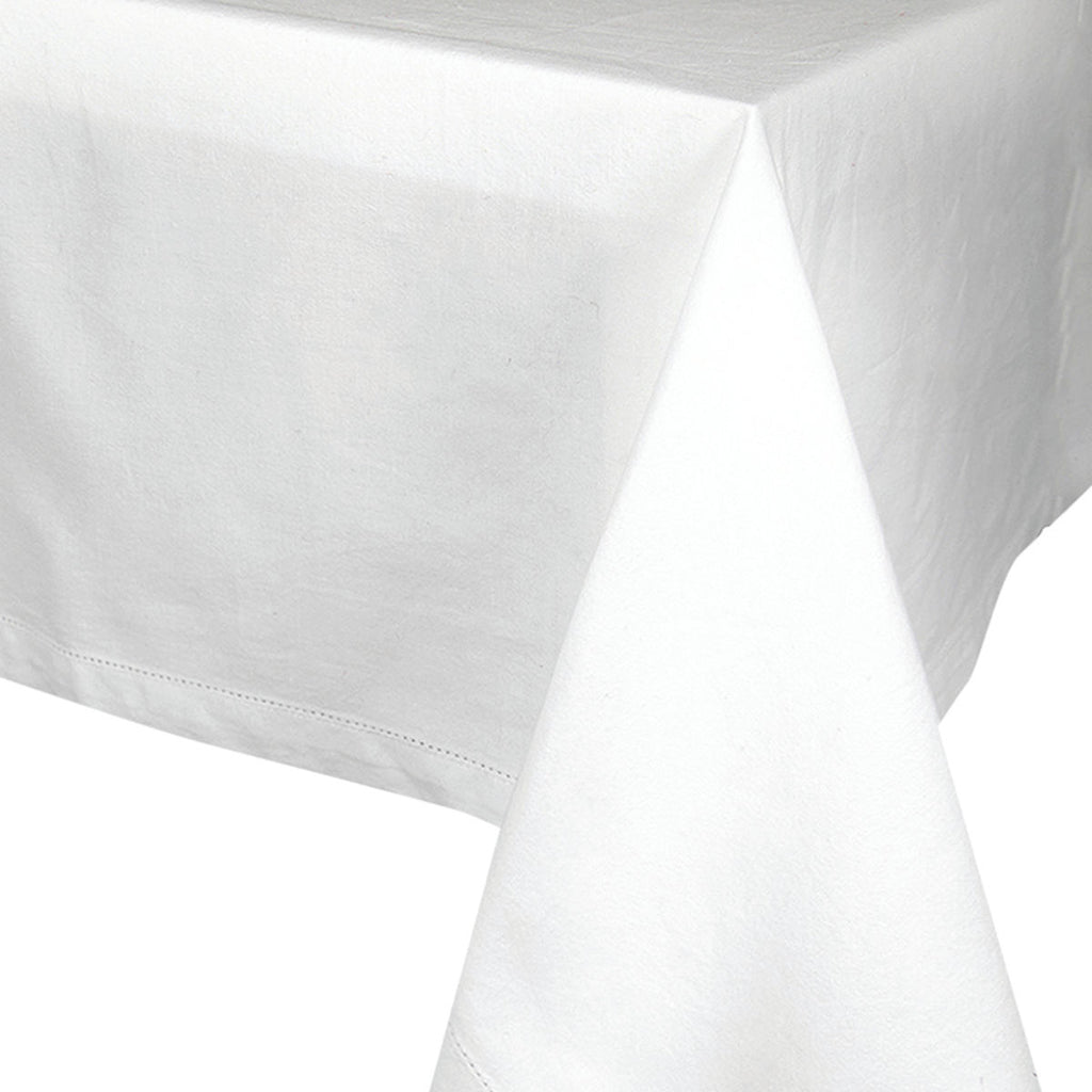 Madras Link Jetty White Tablecloth 180cm x 350cm | Minimax