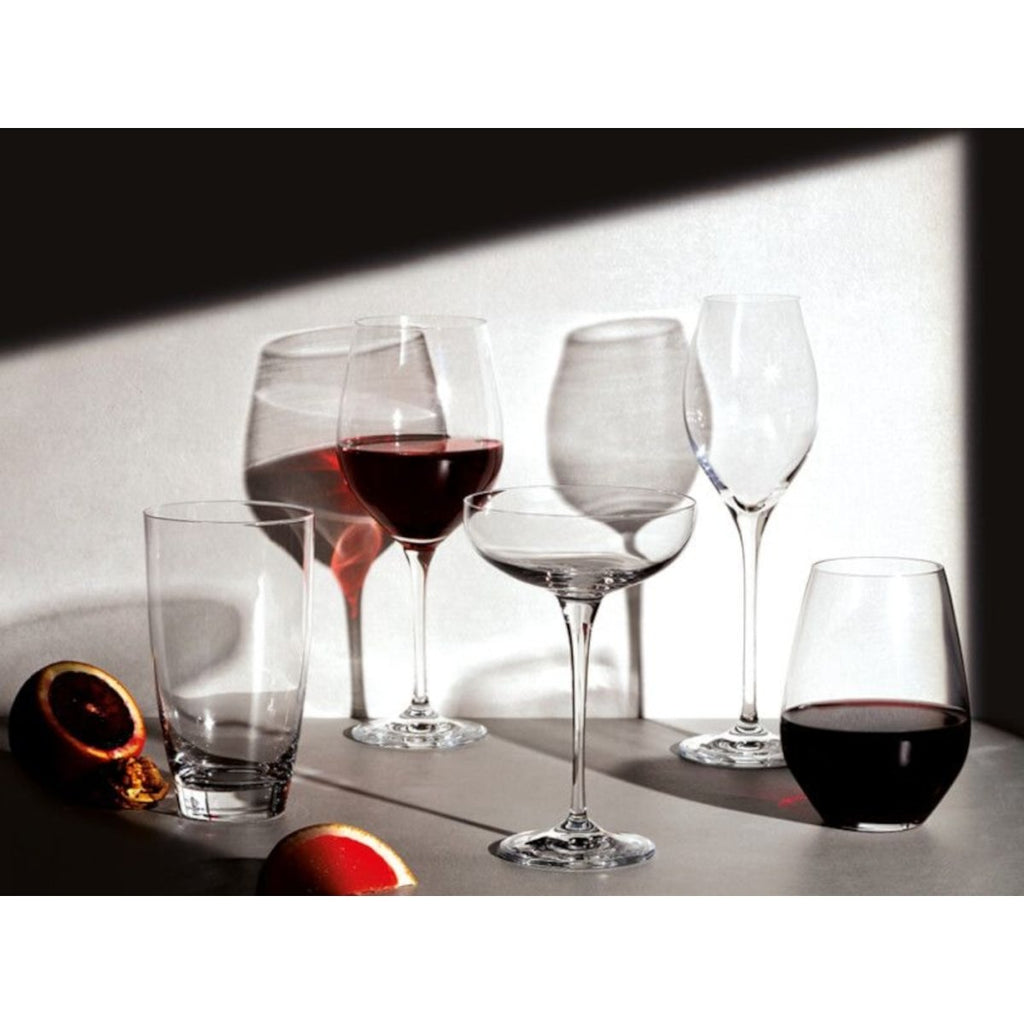 Krosno Stemless Red Wine Glasses, Set of 6, 19.6 oz, Harmony Transparent