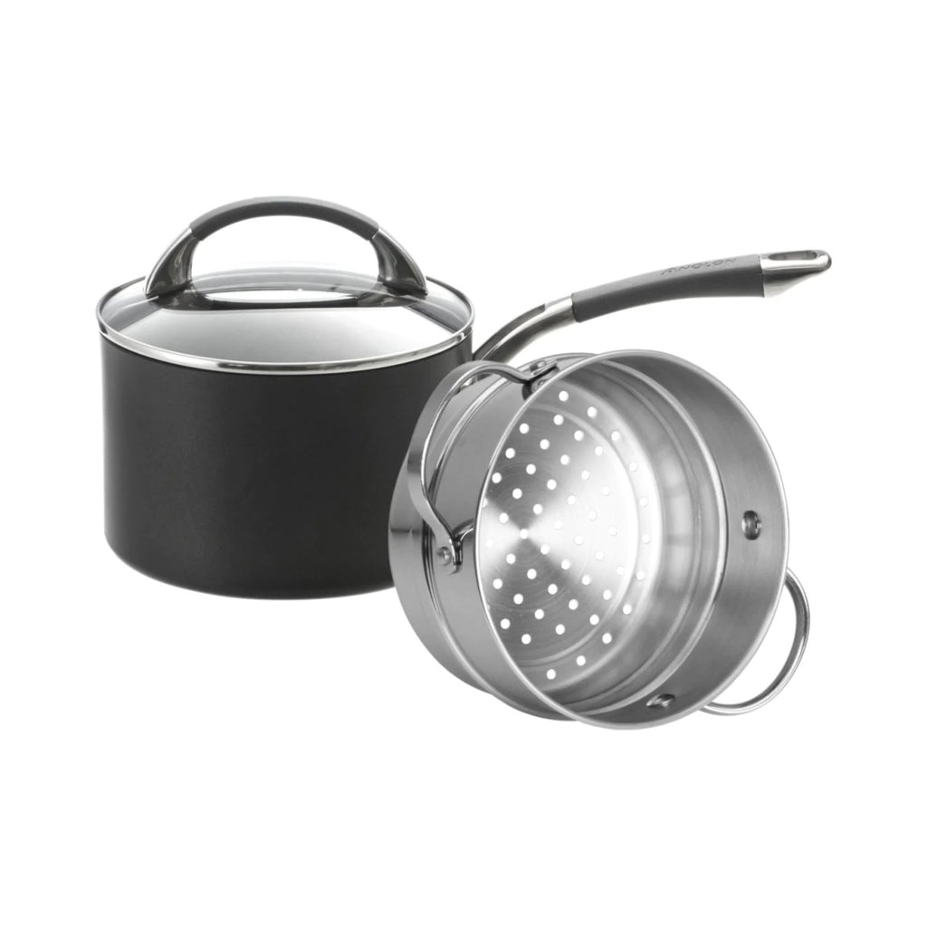 Anolon Endurance+ Saucepan with Bonus Steamer 18cm (2.8L) | Minimax