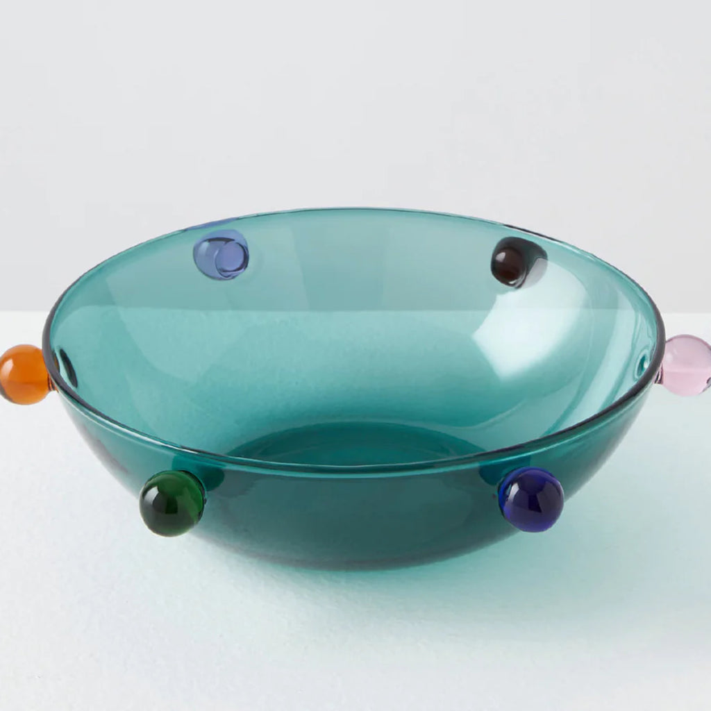 Maison Balzac Dotdot Platter Teal & Multi Minimax