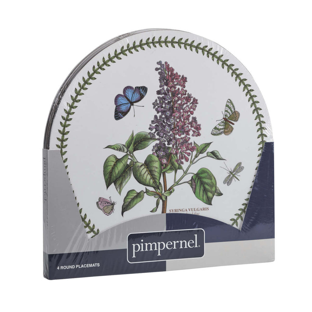 Pimpernel Botanical Garden Round Placemat Set of 4 Minimax