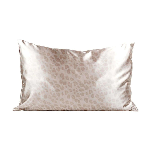 Silk Magnolia Sand Leopard Silk Pillowcase | Minimax