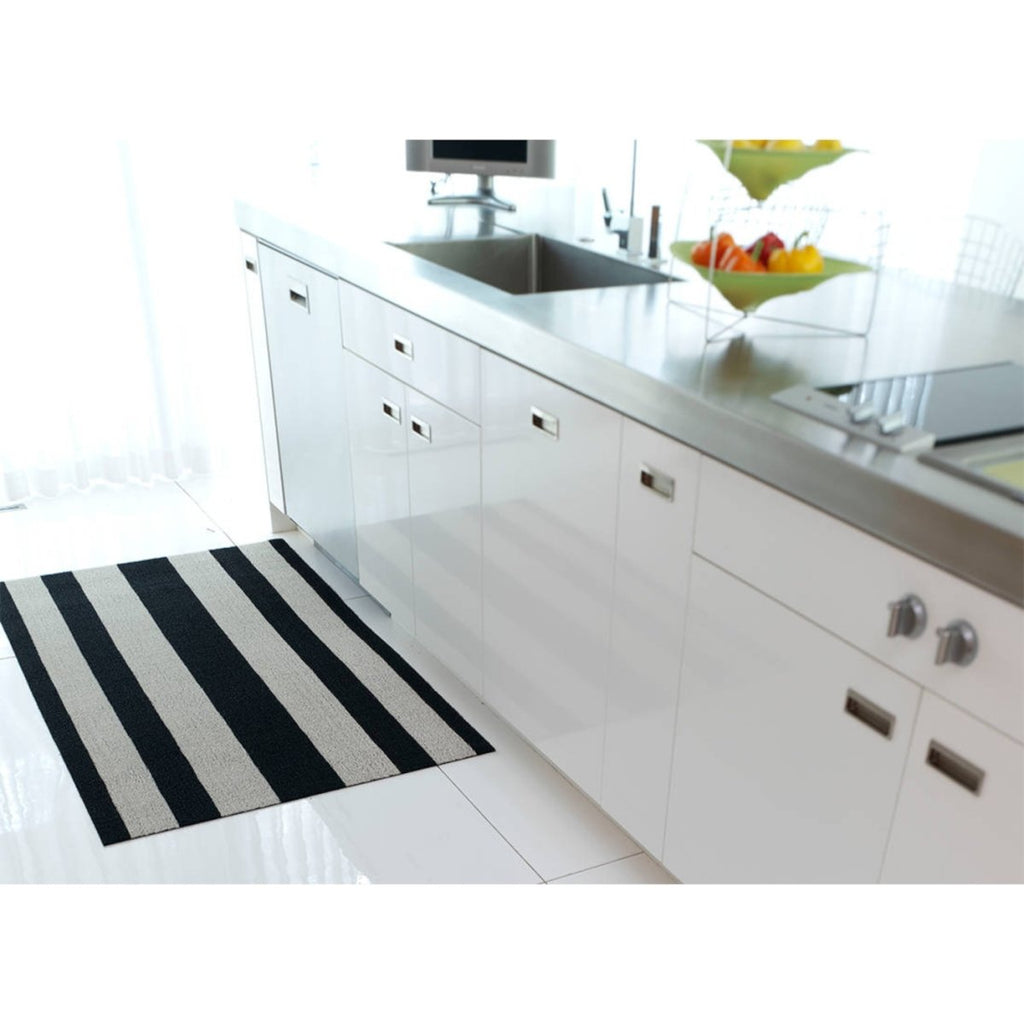 Chilewich Doormat Bold Stripe Black/White Minimax