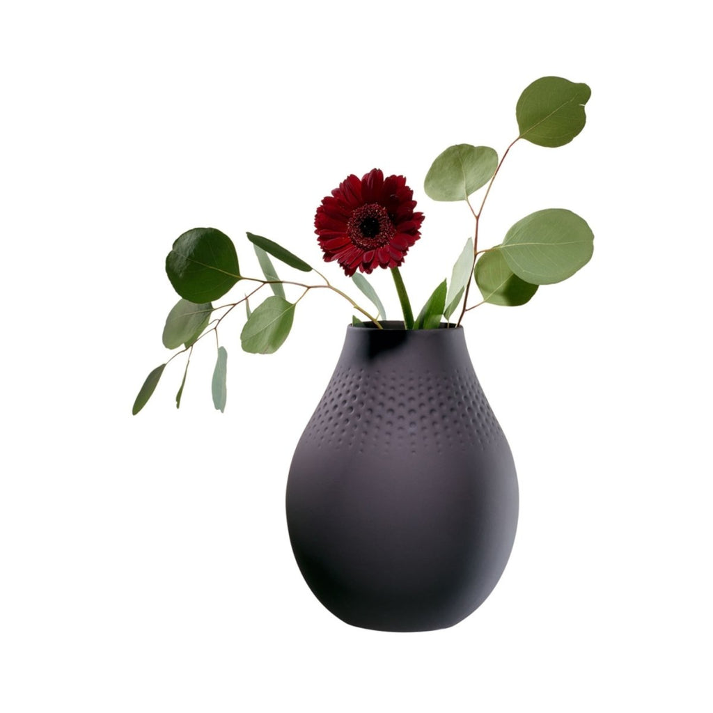 Villeroy & Boch Manufacture Collier Noir Vase Perle Tall Minimax