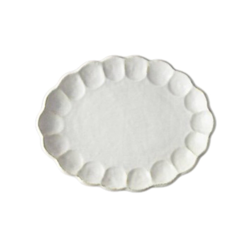 Rinka Oval Platter White 30cm - Minimax