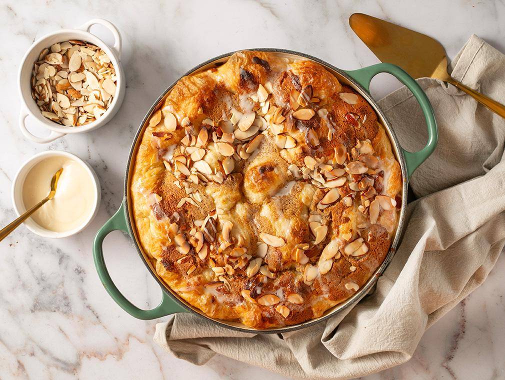 Almond Croissant Focaccia