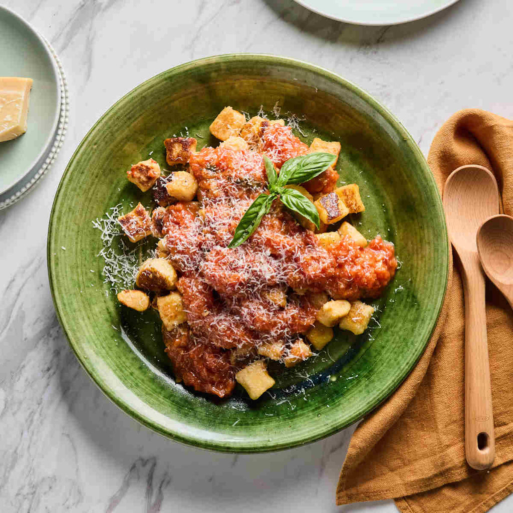 Potato Gnocchi with Fresh Tomato Sugo
