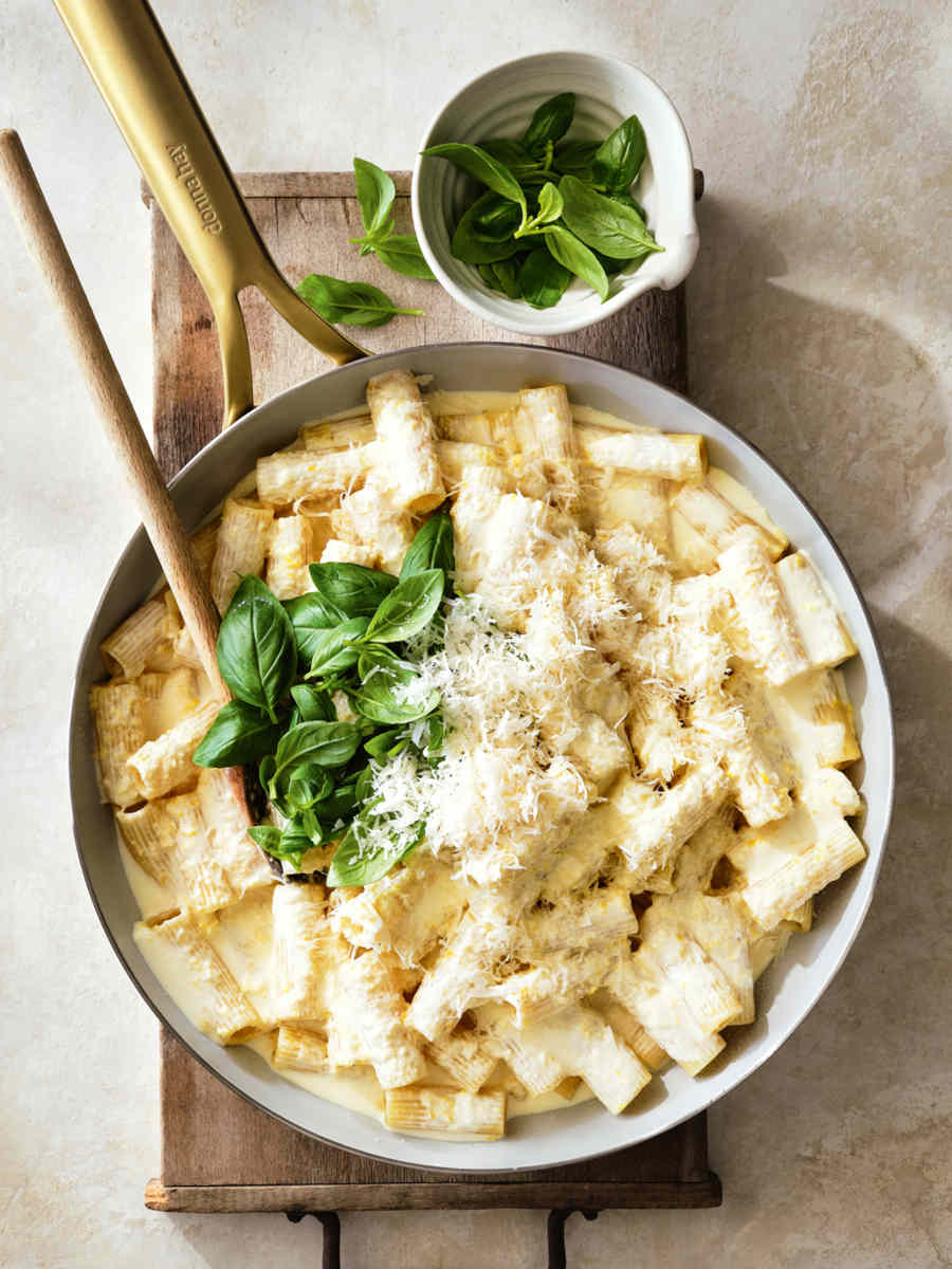 Creamy Lemon Rigatoni