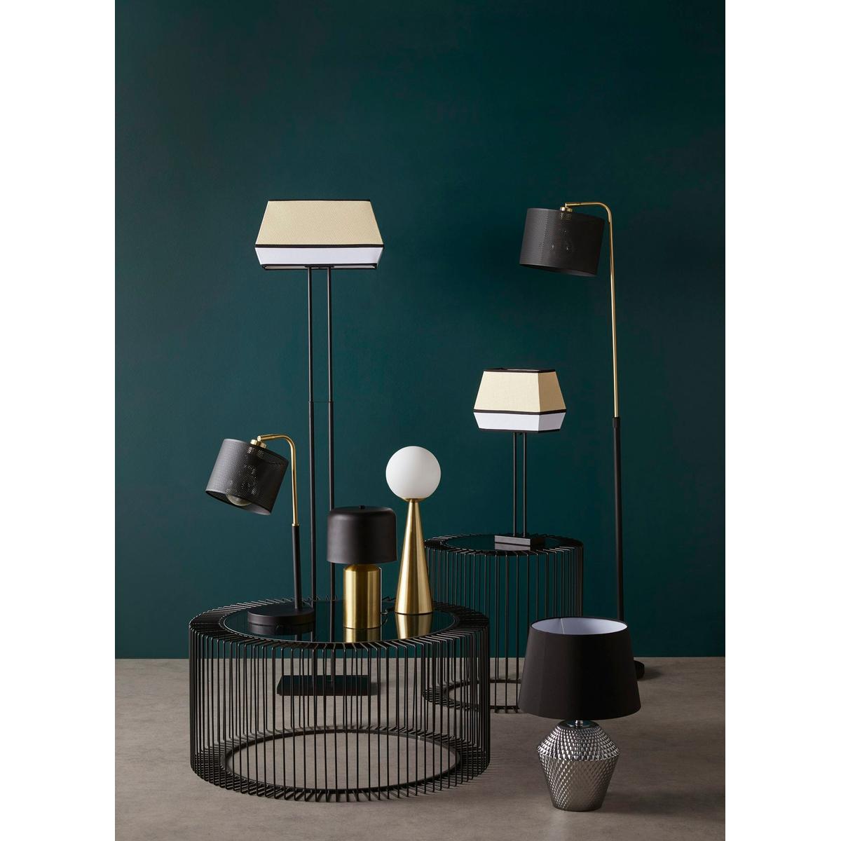 Amalfi Orion Table Lamp Black & White 15x15x45cm