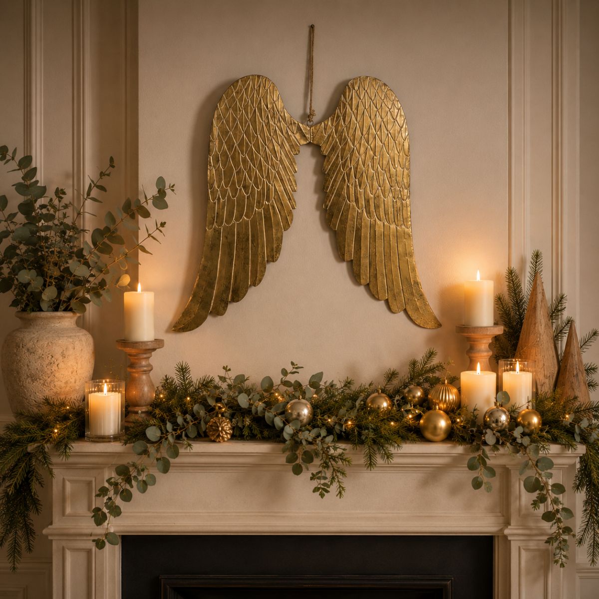 Florabelle Golden Angel Wings Large 77 x 95 cm