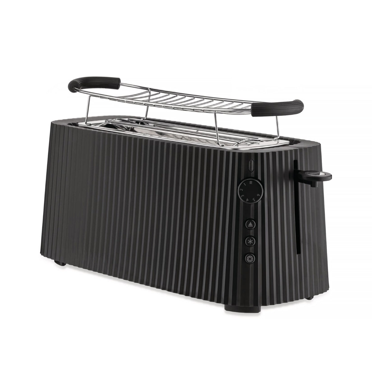 Alessi Plissé Toaster 4 Slice Black | Minimax