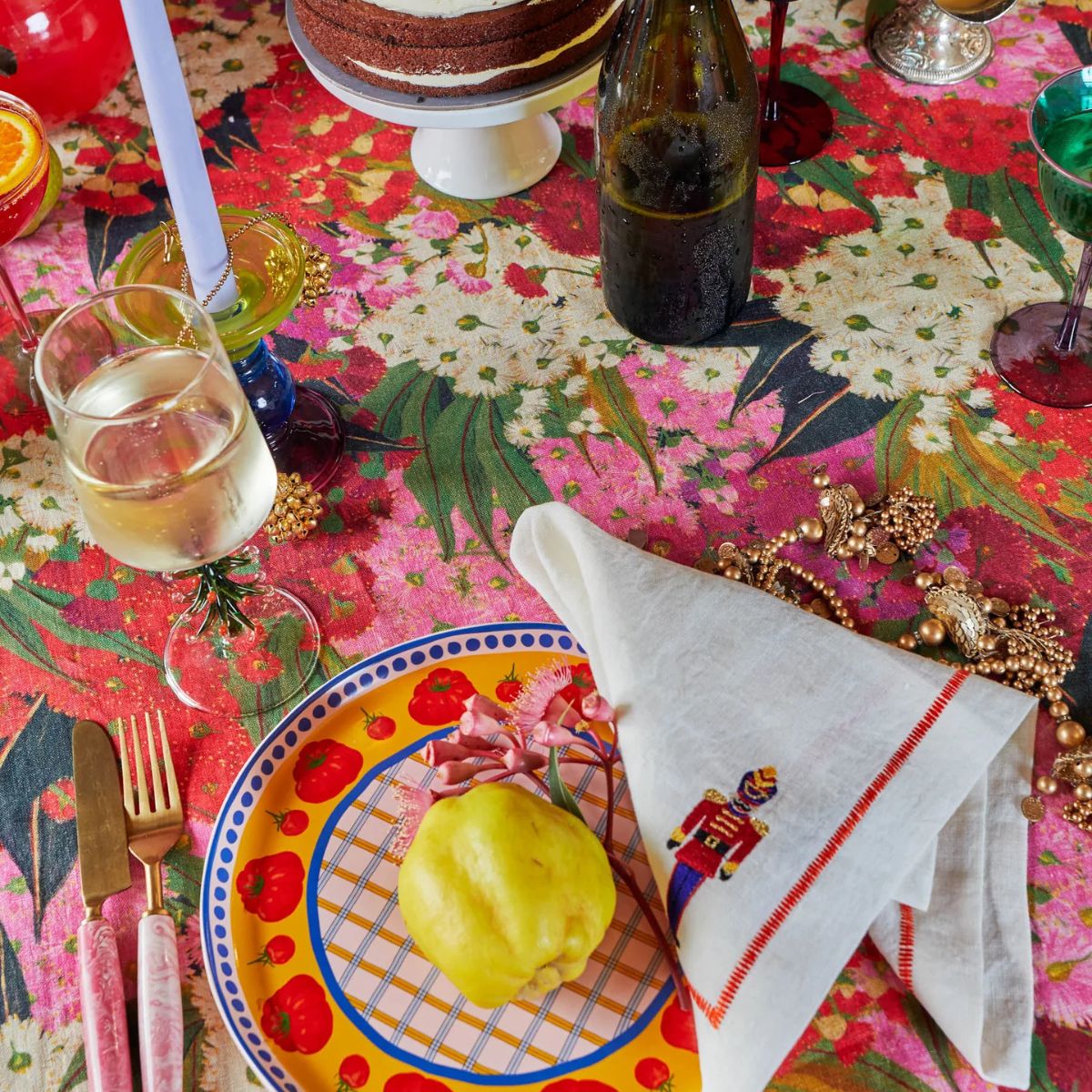 Kip&Co Australian Bush Blossom Tablecloth 350x180cm