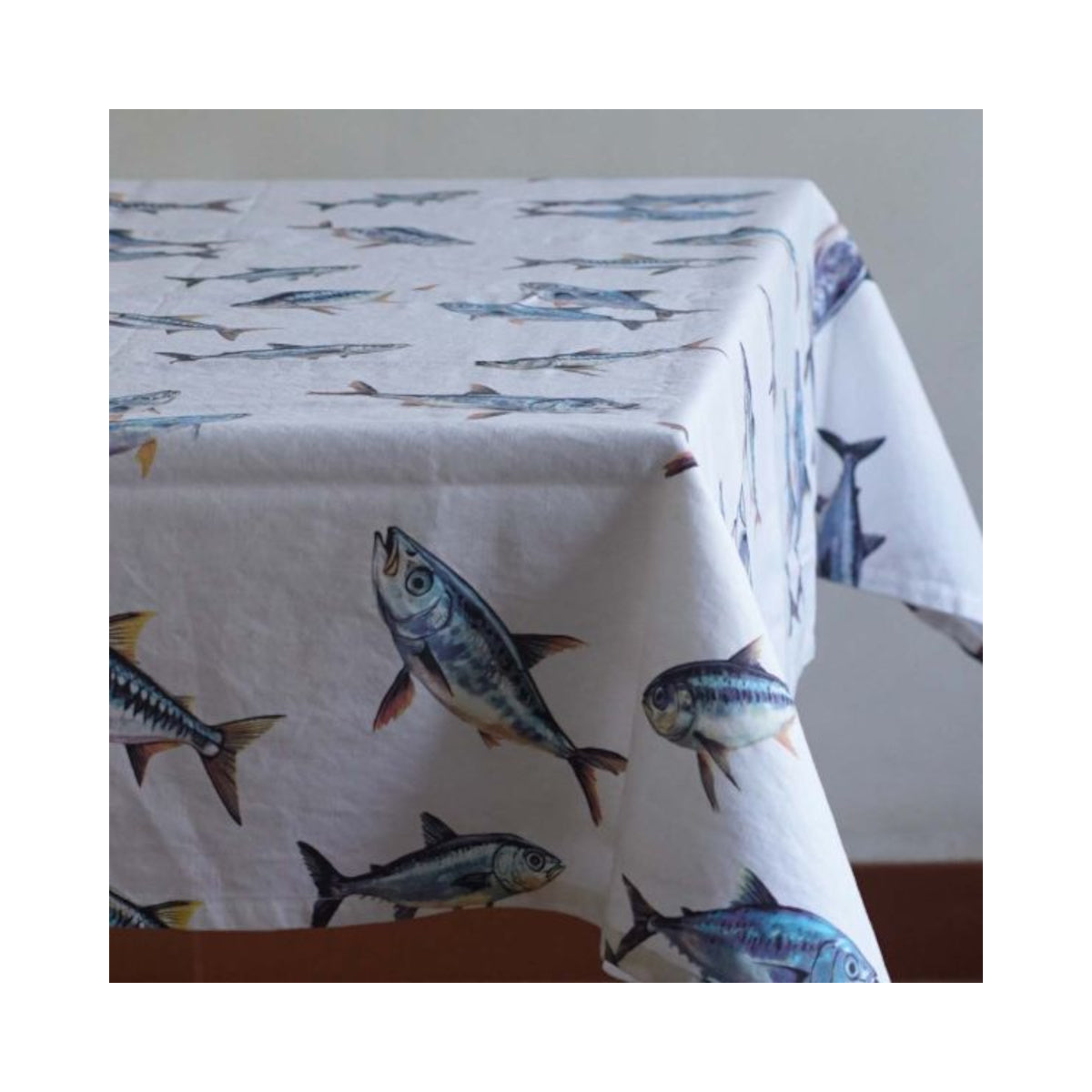 Como Linen Cotton Tablecloth Sardine 150 x 250cm | Minimax