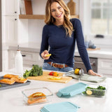 Bentgo Rectangle Glass Food Storage Set 4 Piece