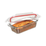 Glasslock Rectangle Oven Safe Glass Loaf Baker Container 1750ml | Minimax