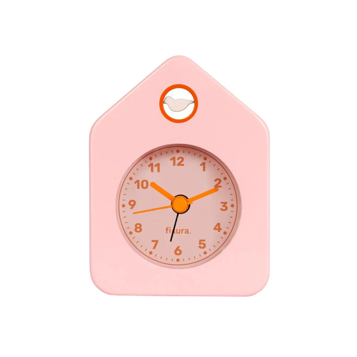 French Bazaar Mini House Metal Alarm Clock Pink | Minimax