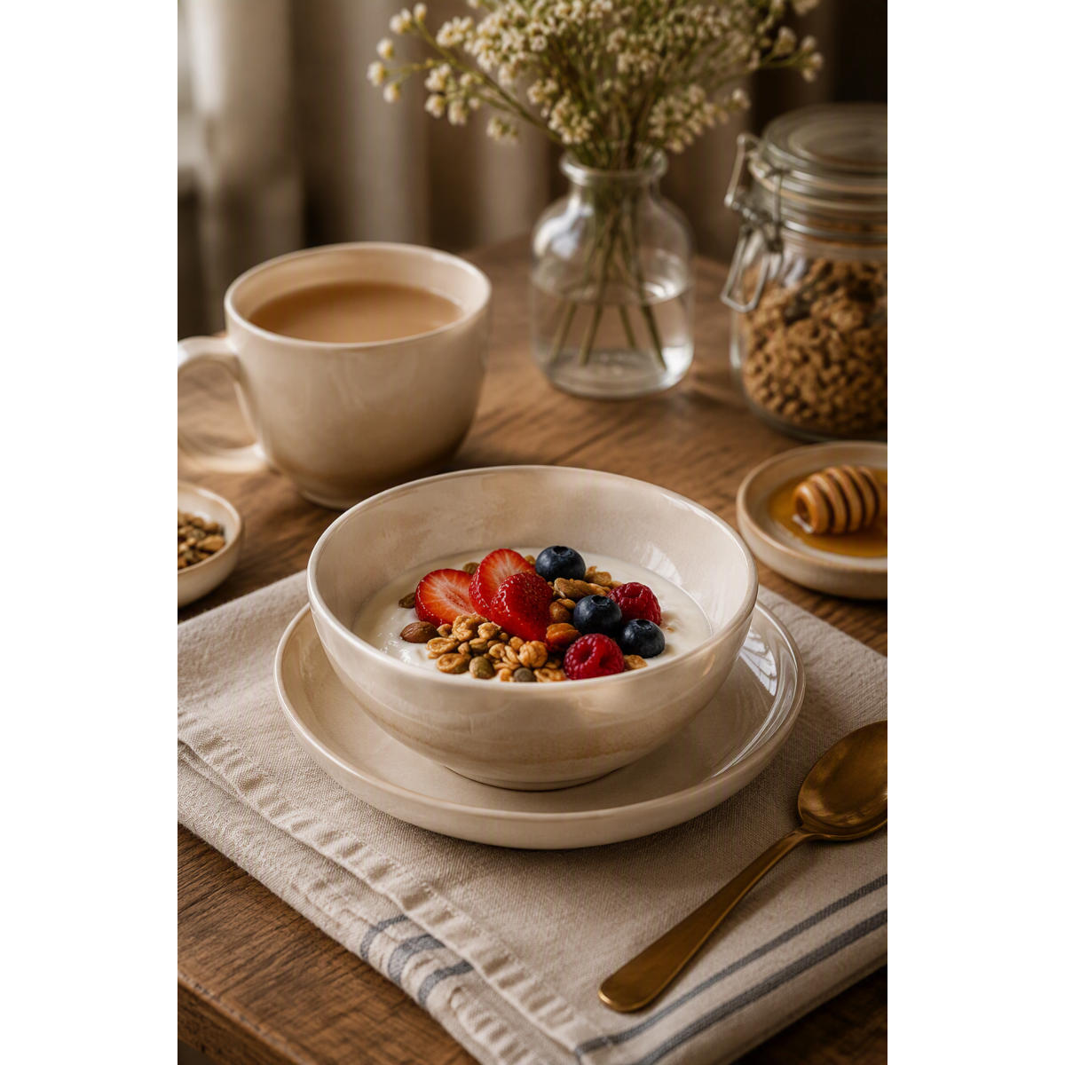 Casero Bianca Ivory Noodle Bowl 18cm