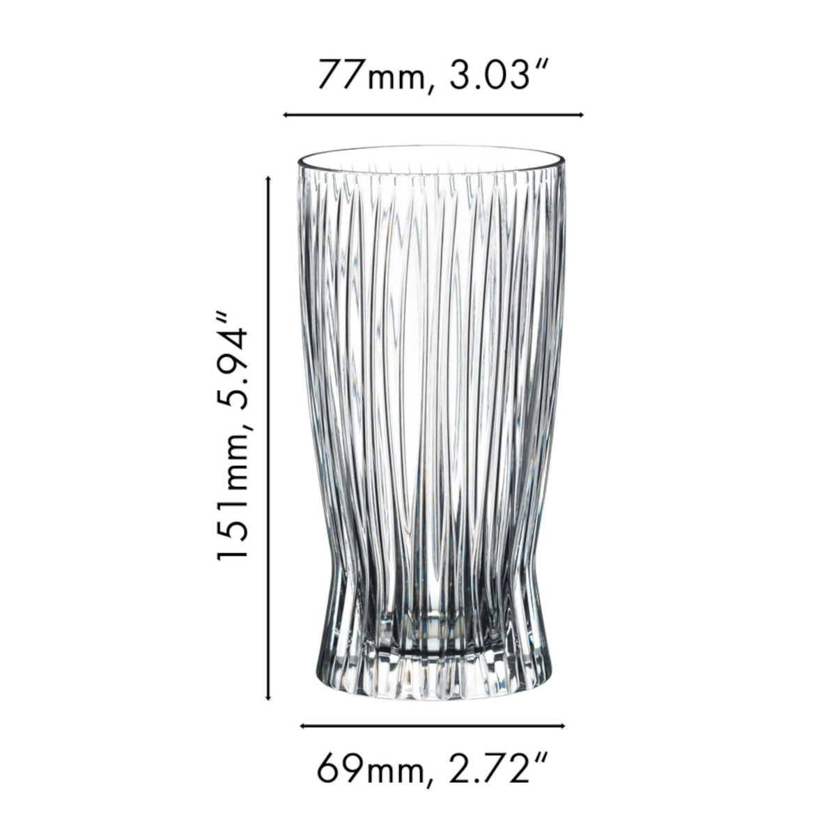 RIEDEL Tumbler Collection Fire Long Drink 375ml (Set of 2)