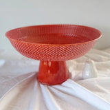 Mediterranean Markets Wash Footed Tray Orange 47cm | Minimax