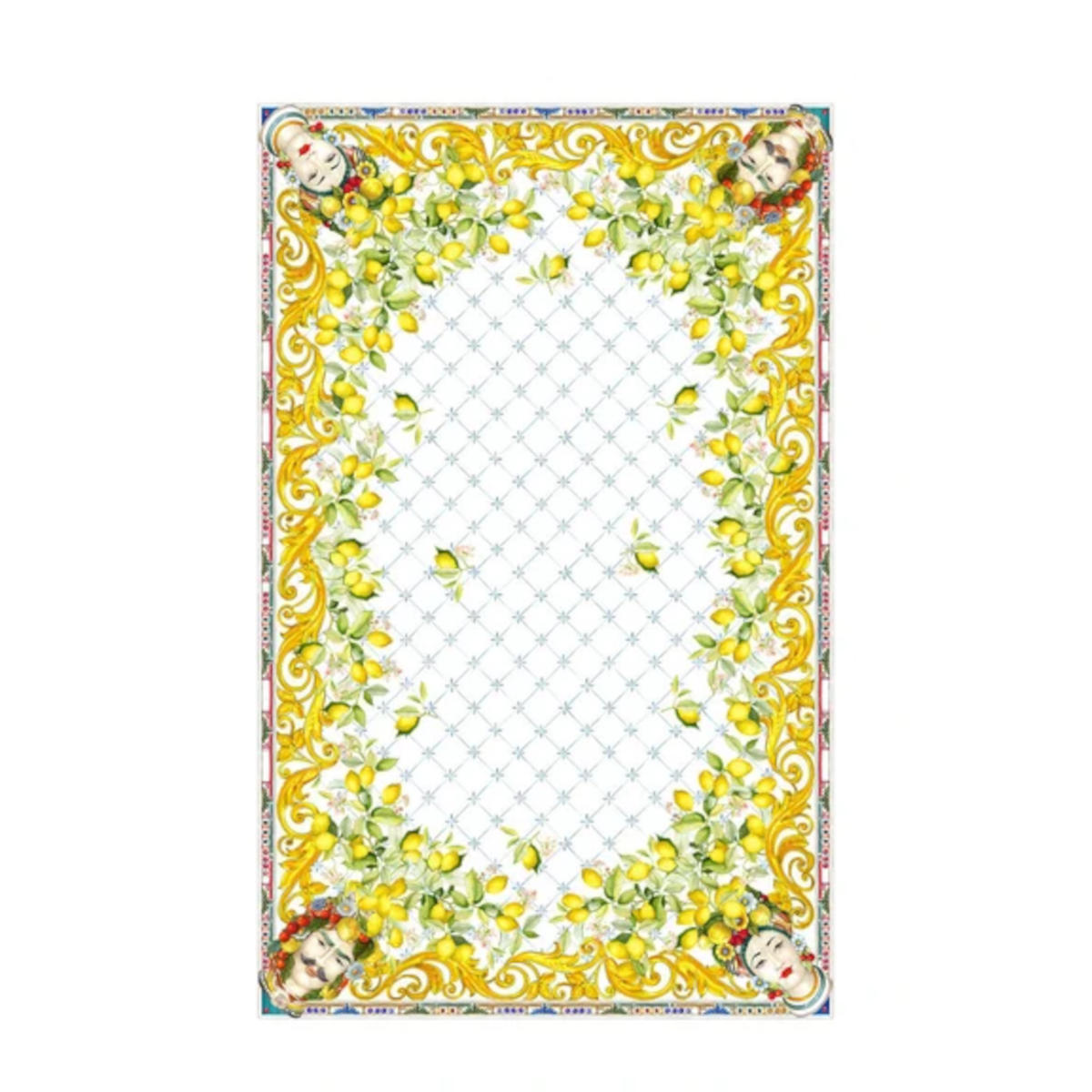 Tessitura Toscana Telerie Zagara Linen Cotton Tablecloth 160x230cm