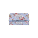 New English Teas Vintage Floral Selection Tin Powder Blue 72 Teabags