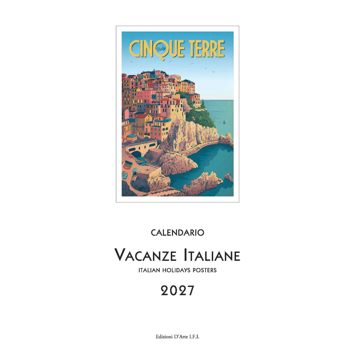 The Paperie Vacanze Italiane 2027 Slim Wall Calendar | Minimax
