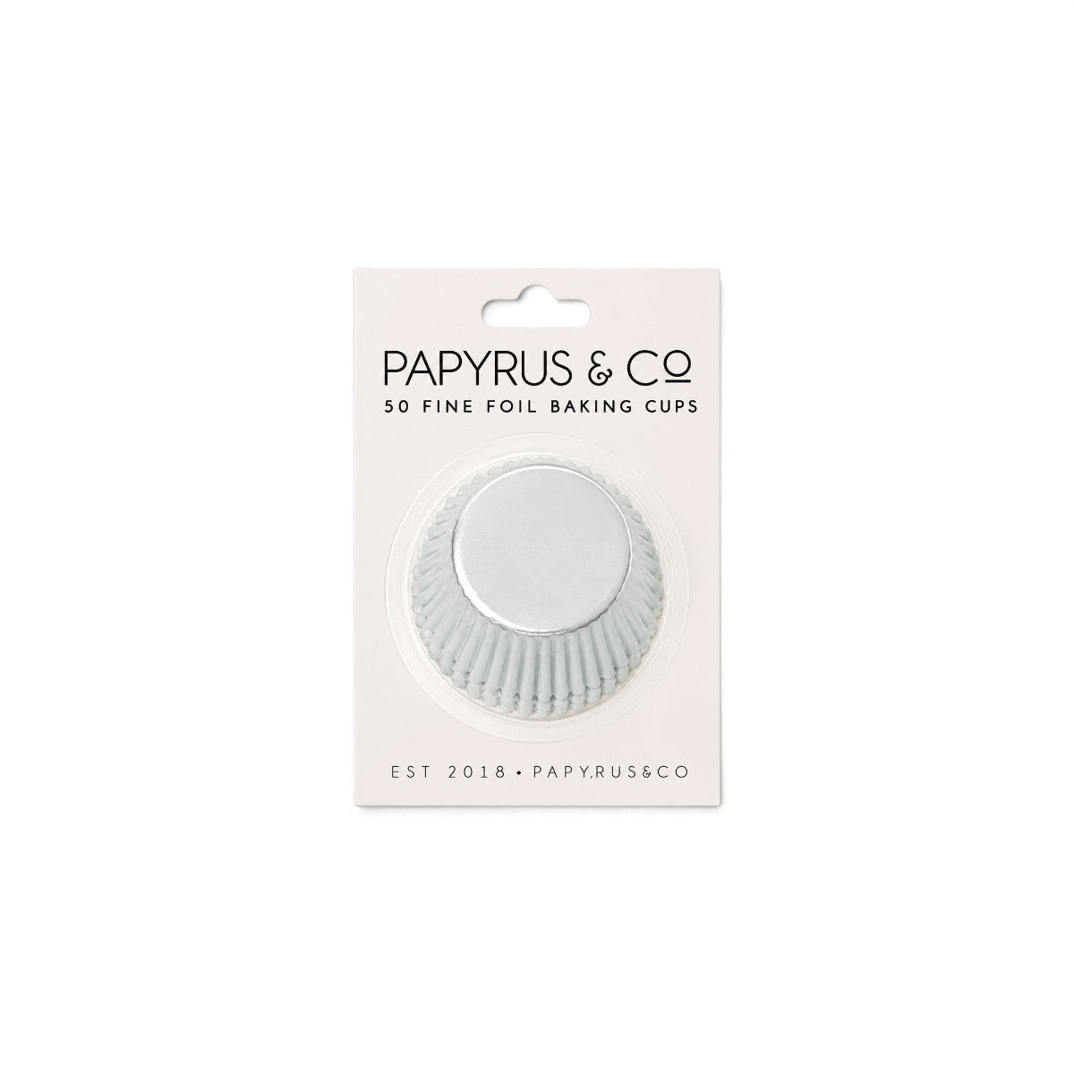 Papyrus Foil Baking Cups White Pack of 50