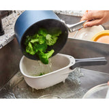 Joseph Joseph Droplet Colander with Folding Handle White