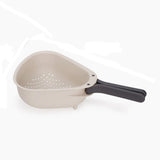 Joseph Joseph Droplet Colander with Folding Handle White