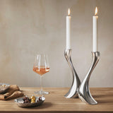 Georg Jensen Cobra Candleholder Medium (Pack of 2) | Minimax