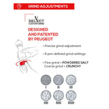 Peugeot Paris u'Select Salt and Pepper Mill Duo Natural 18cm 