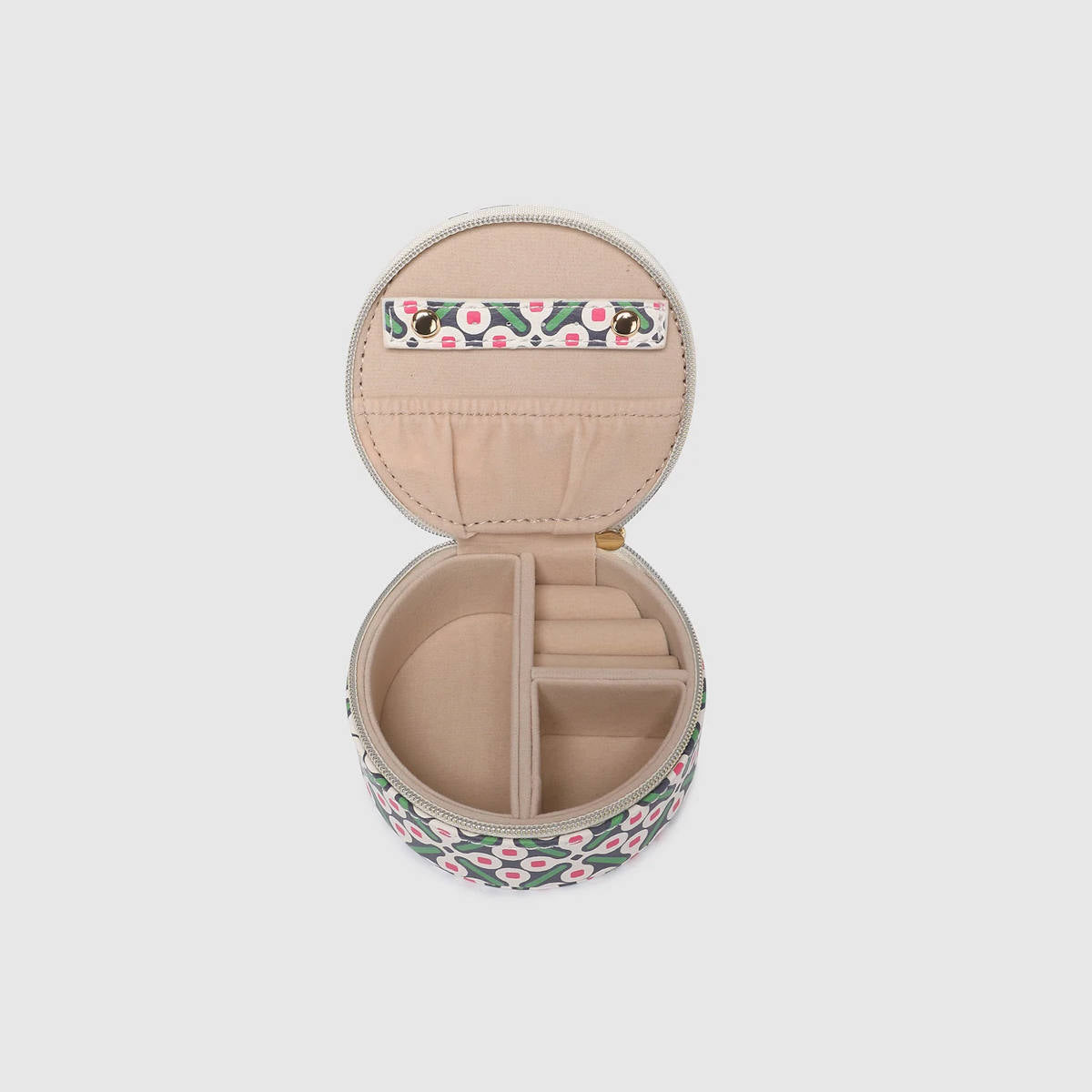 Sisco Round Jewellery Box Retro Olive | Minimax