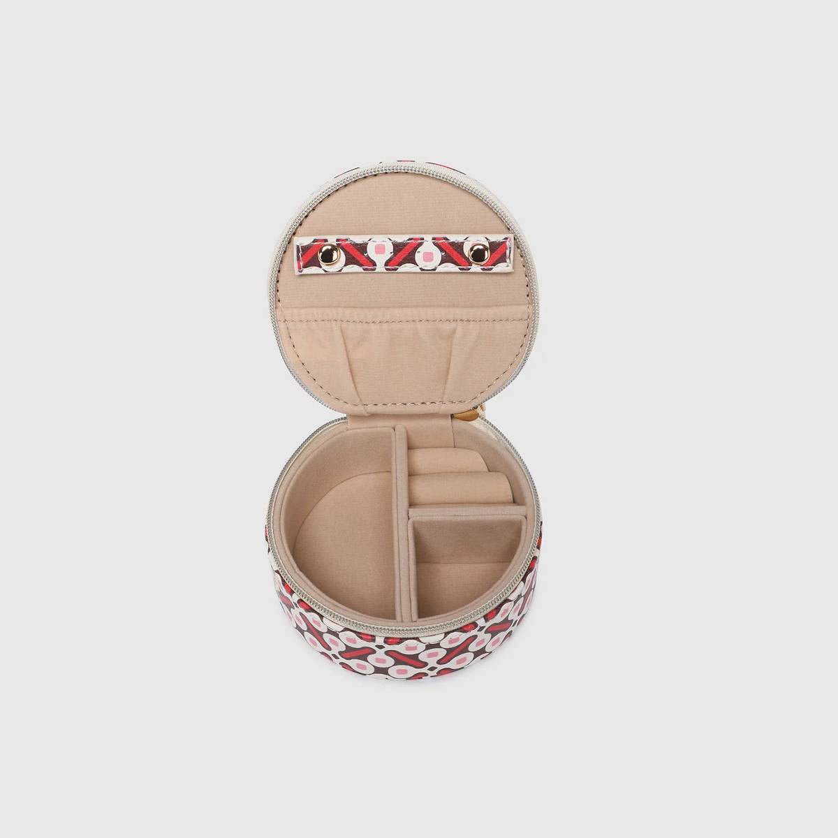 Louenhide Sisco Round Jewellery Box - Retro Pink | Minimax