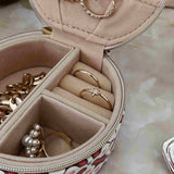 Louenhide Sisco Round Jewellery Box - Retro Pink | Minimax
