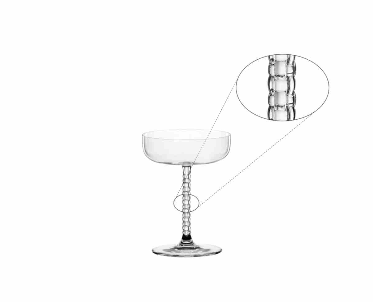 Nachtmann Bossa Nova Cocktail Glass 252ml (Set of 2) | Minimax