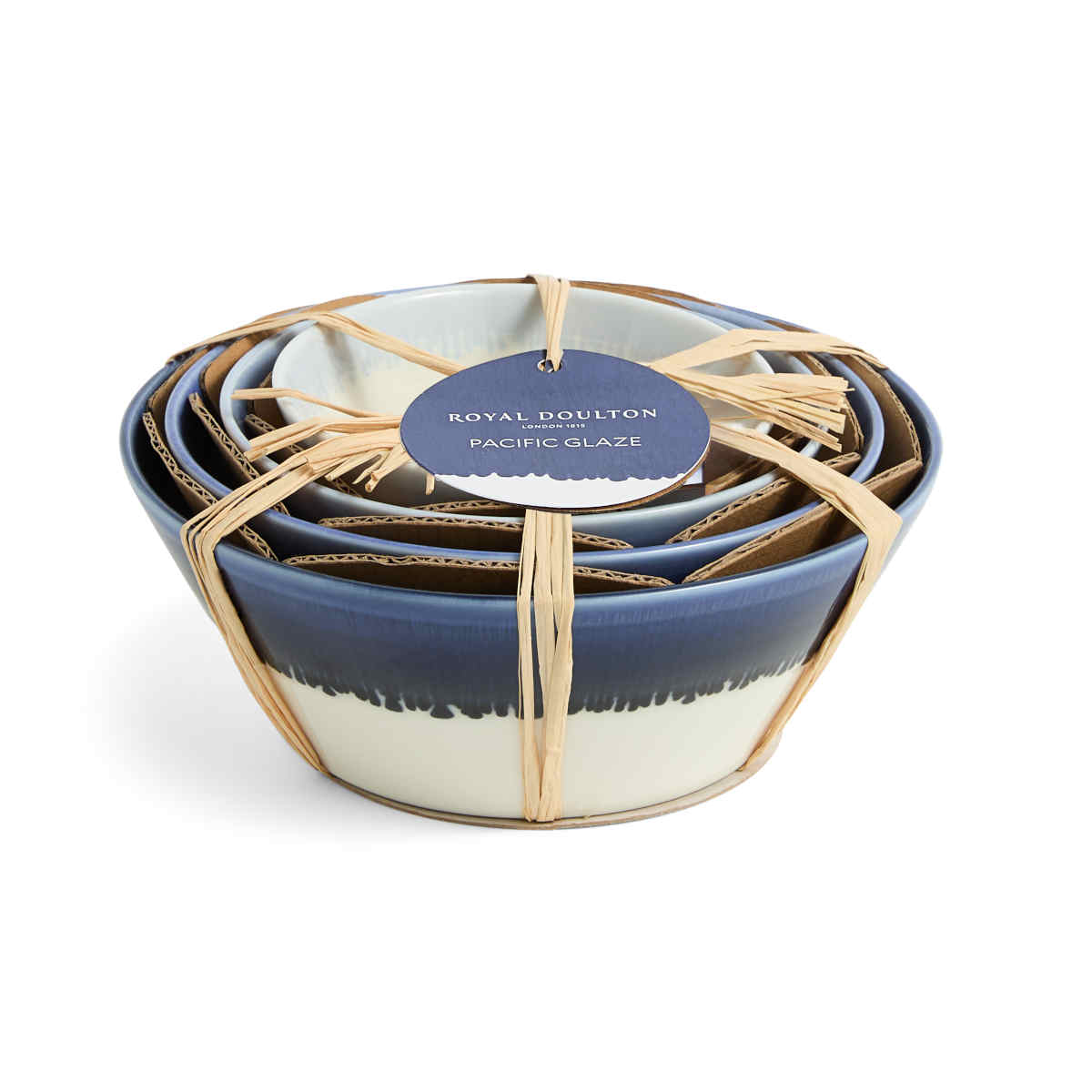 Royal Doulton 1815 Pacific Stacking Bowl Blue Set of 4 | Minimax