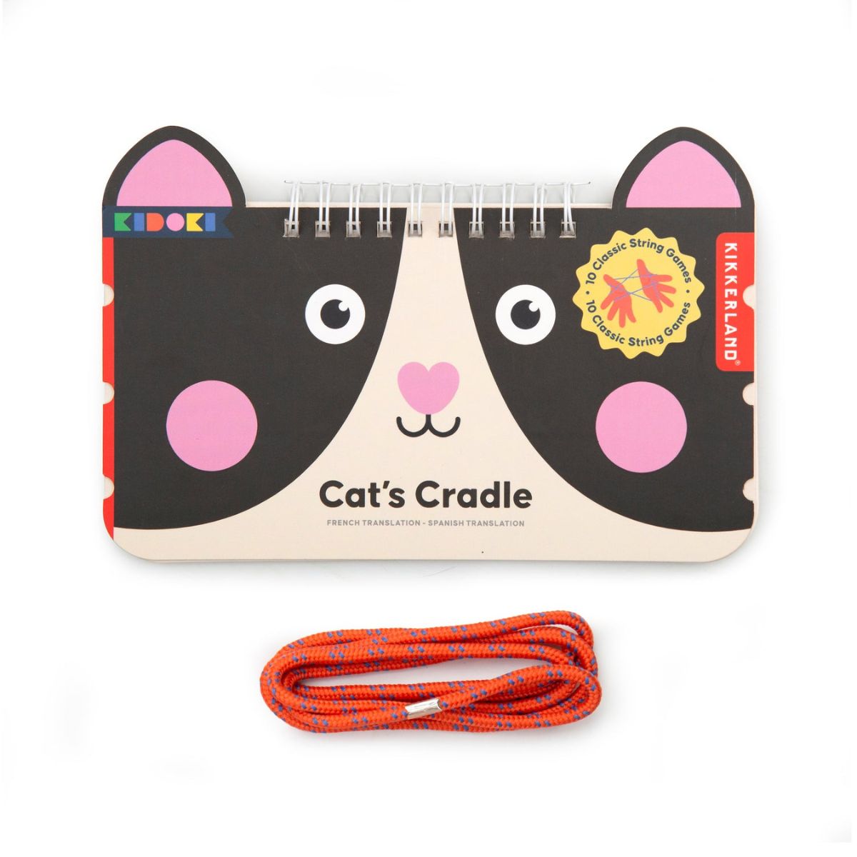 Kikkerland Kidoki Cat's Cradle Assorted (Price Per Item) | Minimax - with two kids - red