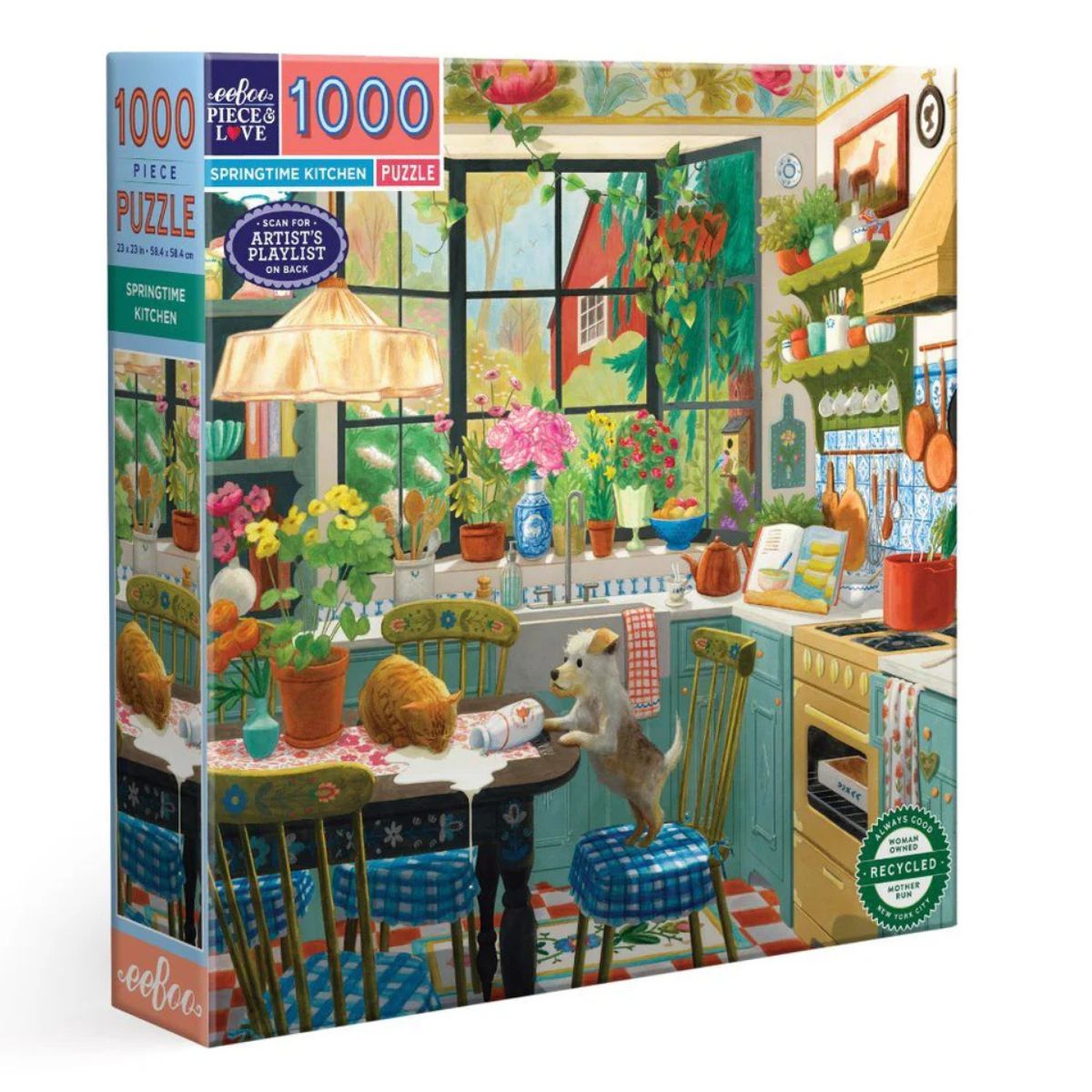 eeBoo Spring Time Kitchen Puzzle 1000 Piece | Minimax