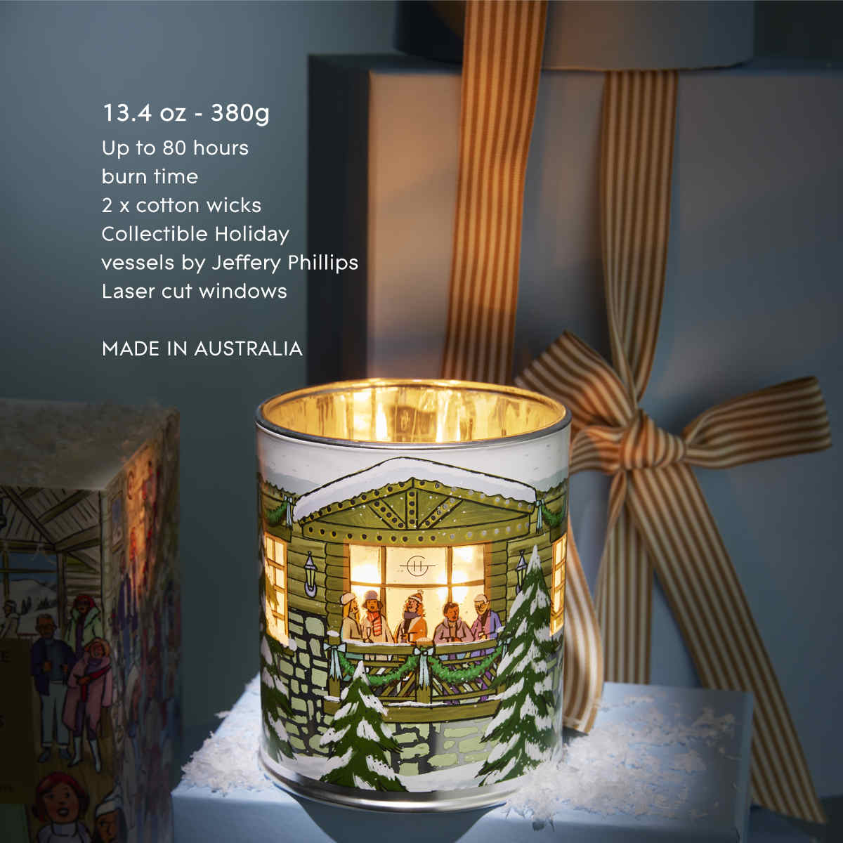 Glasshouse Fragrances White Christmas 2026 Scented Candle 380g