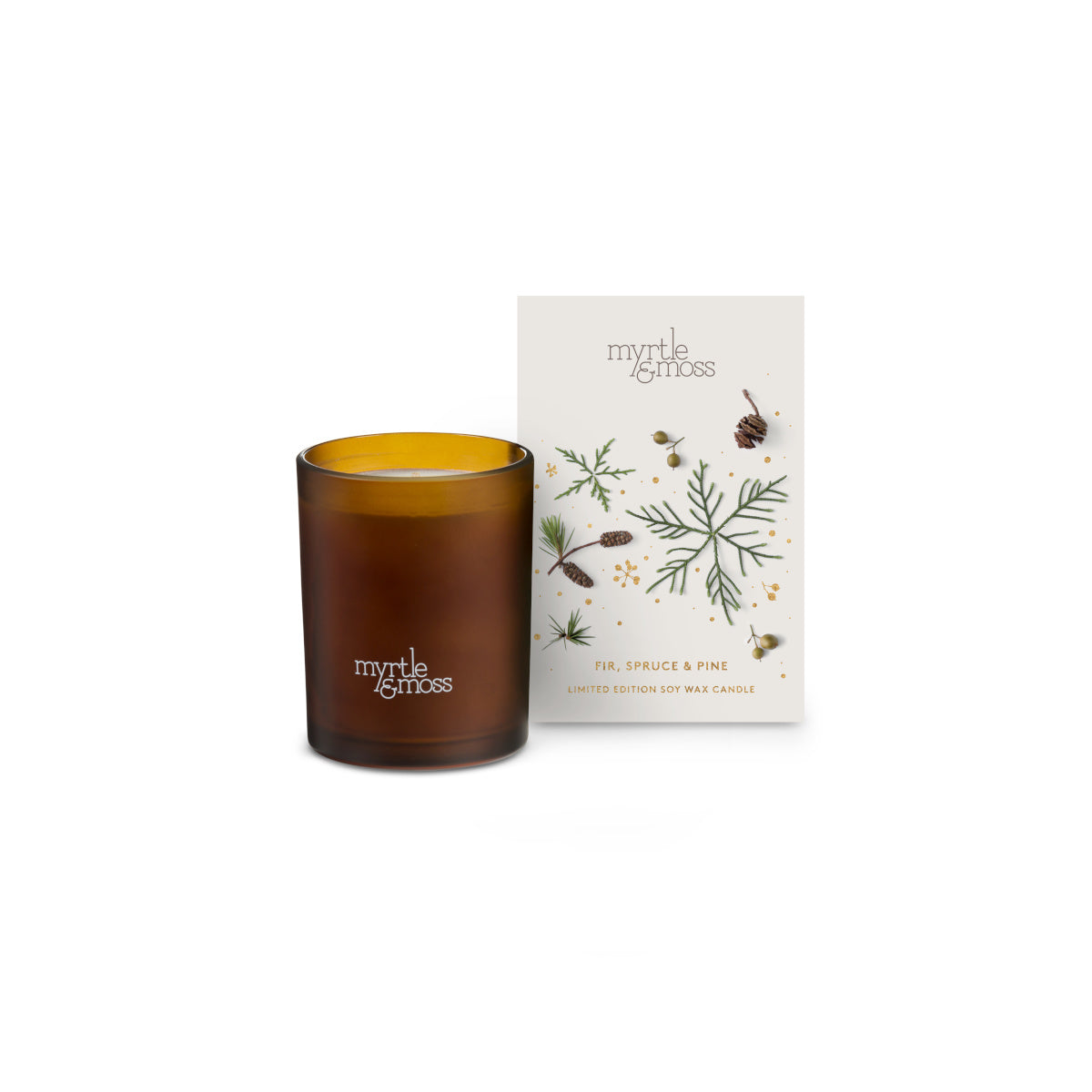 Myrtle and Moss Limited Edition Fir Pine and Spruce Soy Wax Candle | Minimax
