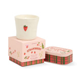 Paddywax Bistro Strawberry  Ceramic Candle 226g